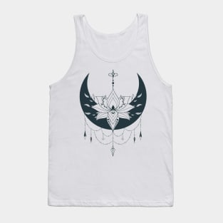 Hand Drawn Mystical Moon Tank Top